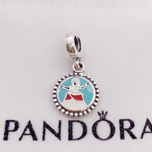 Pandora Brazil Dangle Charm Pendant S925 Sterling silver Jewelry